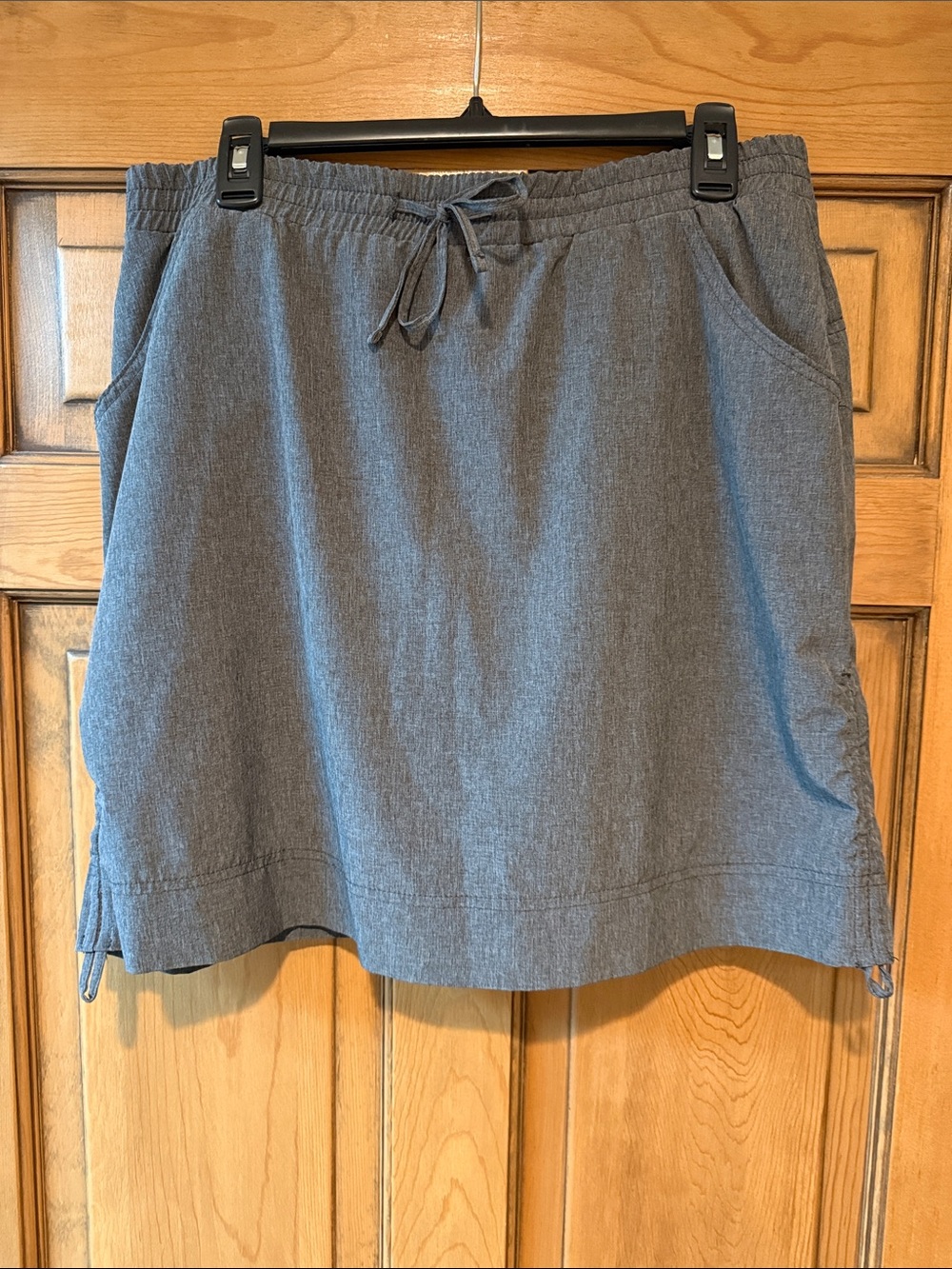 Lee Charcoal Drawstring active Mini Skirt